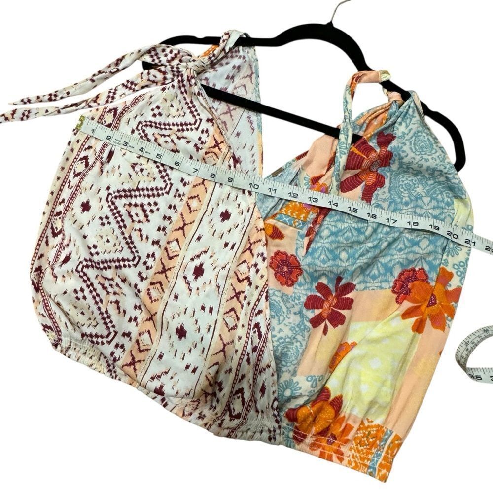 Revolve Free People Multicolor Patchwork Tied to … - image 11